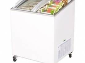 Bromic CF0200ATCG - Angled Glass Top Chest Freezer - 176L - picture0' - Click to enlarge