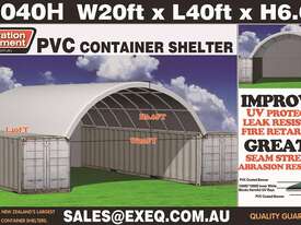 CONTAINER SHELTER 20ft x 40ft with end wall  - picture0' - Click to enlarge