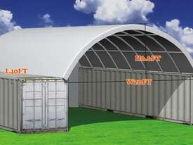 CONTAINER SHELTER 20ft x 40ft with end wall  - picture1' - Click to enlarge