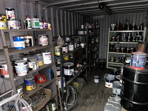 Outdoor  20FT Shipping Container including Contents