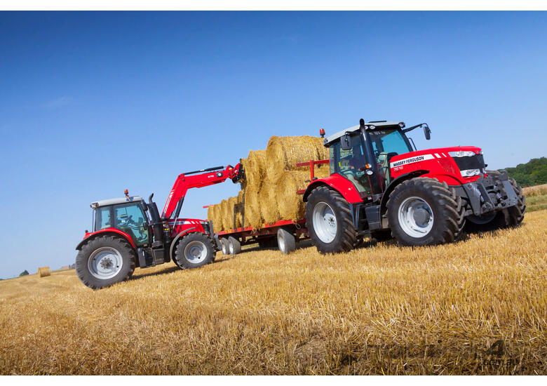 caption MF 7600 - Dyna Shift Tractors 7614