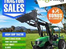 AgKing - 50HP Tractor ROPS 4WD AK504 with FEL & 4in1 Bucket - picture0' - Click to enlarge