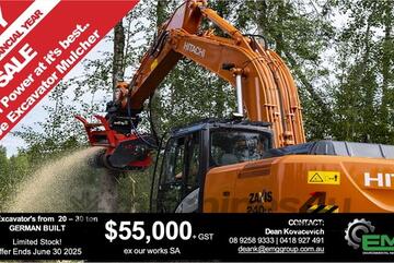 M550E-1300 Hydraulic Driven Mulcher for 20-30T Excavators