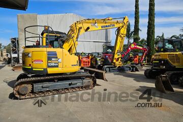 2018 KOMATSU PC138US-8 14T EXCAVATOR WITH FULL CIVIL SPEC AND 3360 HOURS 2018 KOMATSU PC138US-8 14T EXCAVATOR WITH FULL CIVIL SPEC AND 3360 HOURS