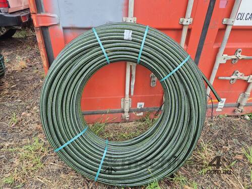 Green Stripe Poly Pipe