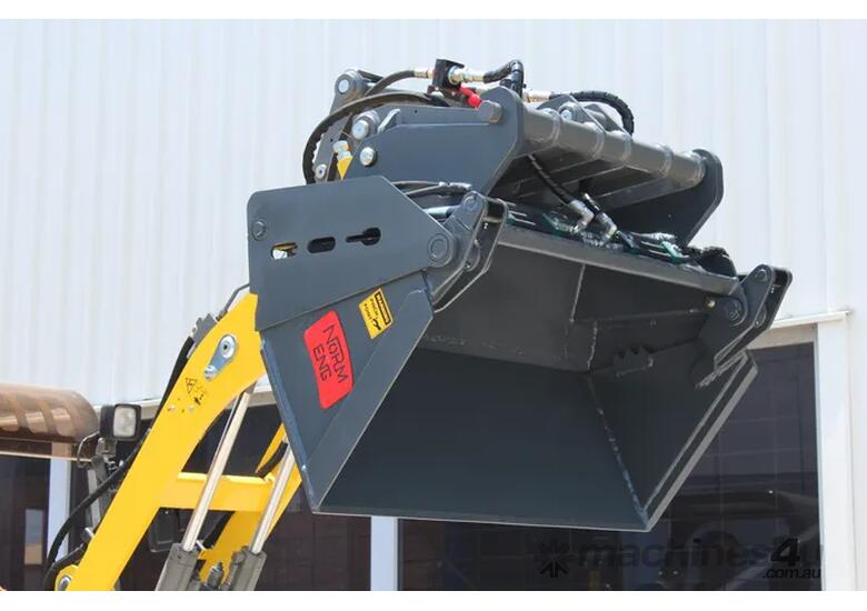 NORM ENGINEERING SMALL TILT CONTROL 4-IN-1 BUCKET