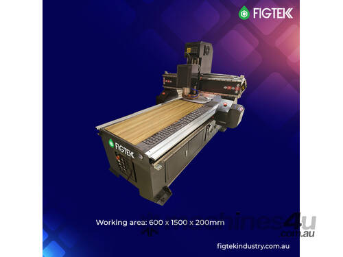 6015 Industrial Router with Vacuum Table and Pump