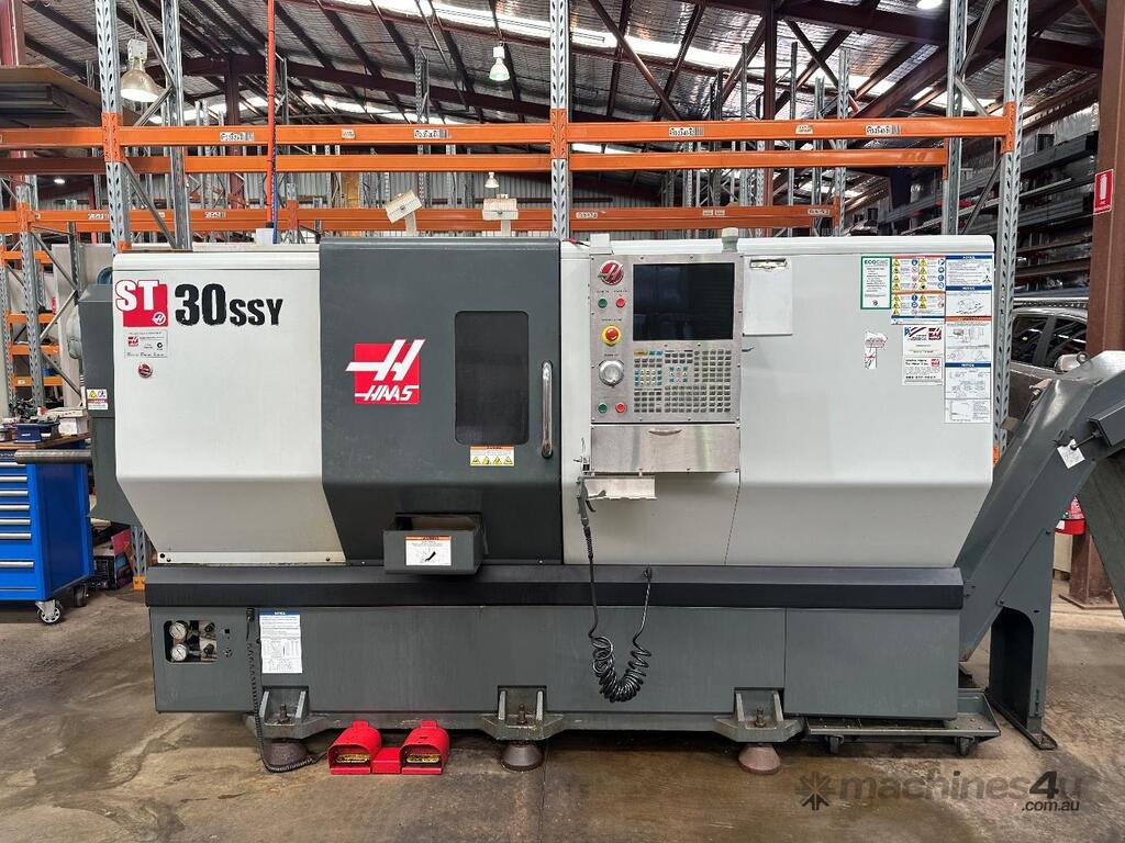 Used 2011 Haas 2011 Haas ST-30SSY Turn Mill CNC Lathe CNC Lathe Mill ...