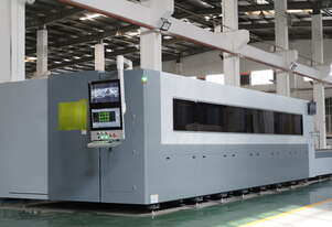 GS-CSE-3015 Fiber Laser Cutting Machine with 6KW Raycus. Compliant to European CE Standard