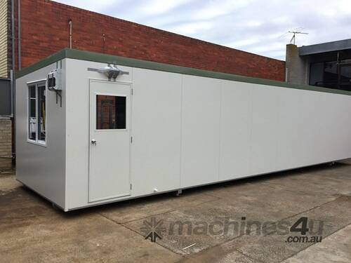 caption Auzbilt Portable Office: 12m x 3m, For Hire