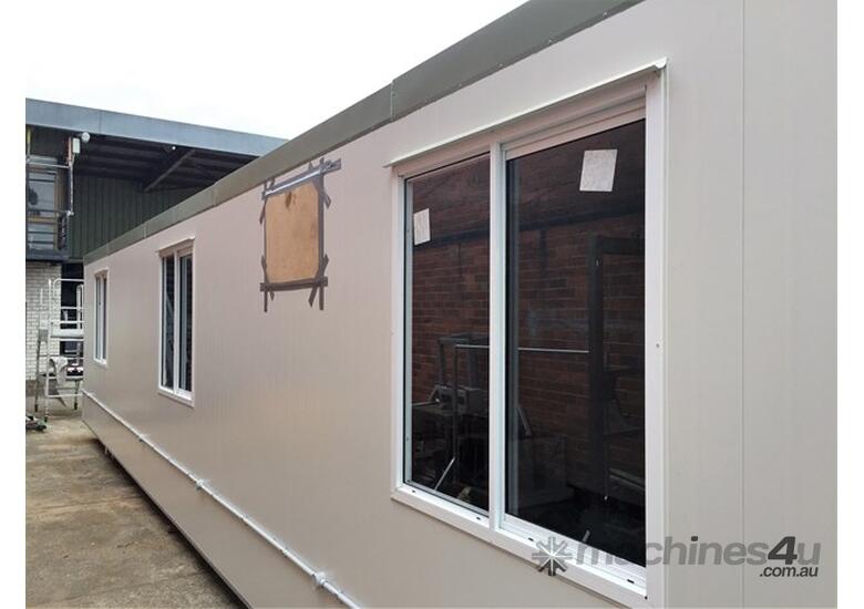 caption Auzbilt Portable Office: 12m x 3m, For Hire