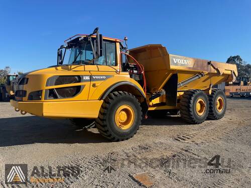 caption 2019 Volvo A30G Articulated Dump Truck
