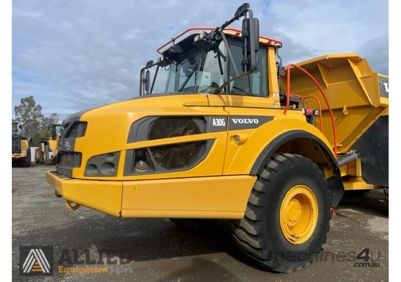 caption 2019 Volvo A30G Articulated Dump Truck