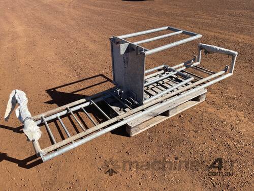 caption 1 x Galvanised Ladder and Platform.