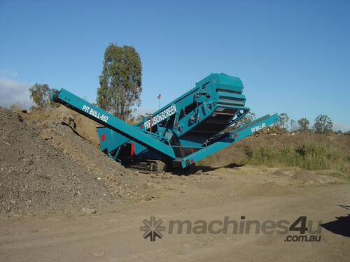 caption Precisionscreen Pitbull 2 Deck Mobile Screener (6’x5' or 8’x5')