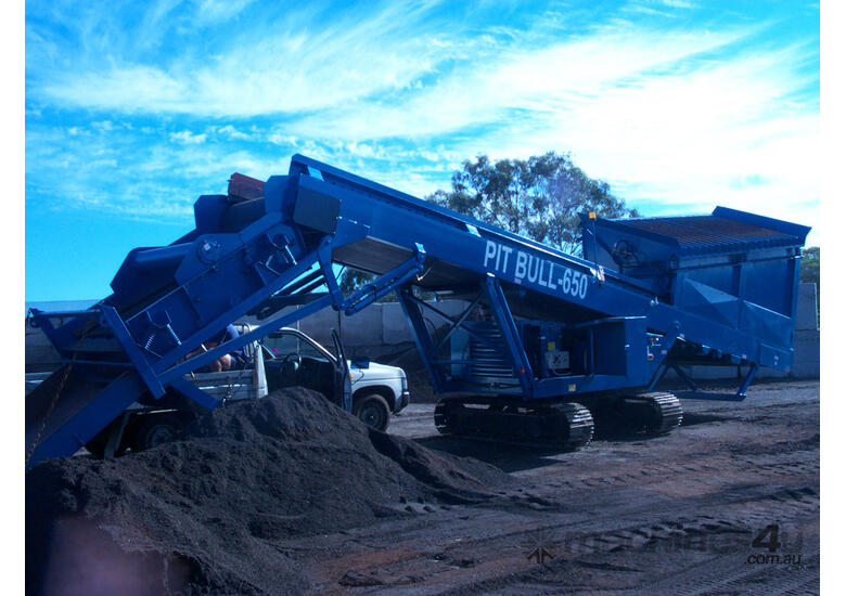 caption Precisionscreen Pitbull 2 Deck Mobile Screener (6’x5' or 8’x5')