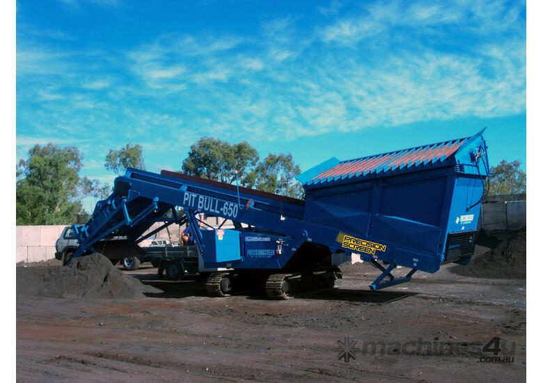 caption Precisionscreen Pitbull 2 Deck Mobile Screener (6’x5' or 8’x5')