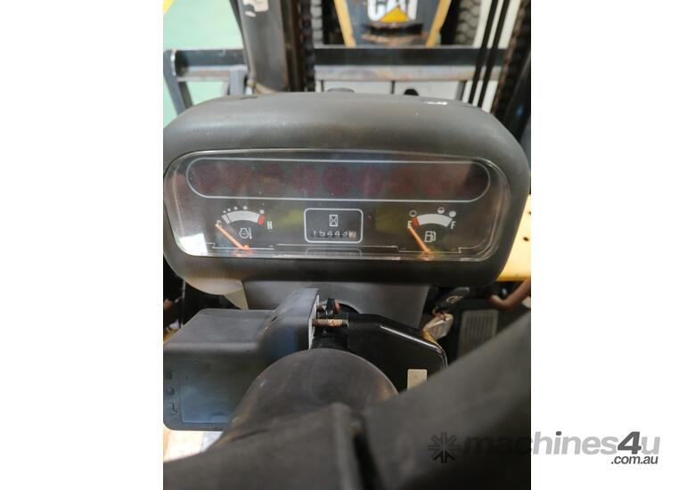 caption Used Cat 4.5T LPG Forklift - GP45KT