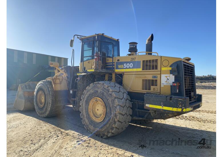 caption 2013 Komatsu WA500-6 Articulated Wheel Loader