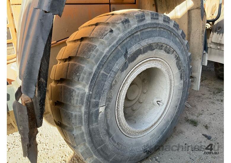 caption Hyundai HL 757-9 Articulated Wheel Loader