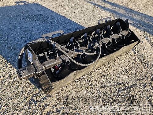 caption Unused Captok Rotary Tiller to suit Skidsteer Loader