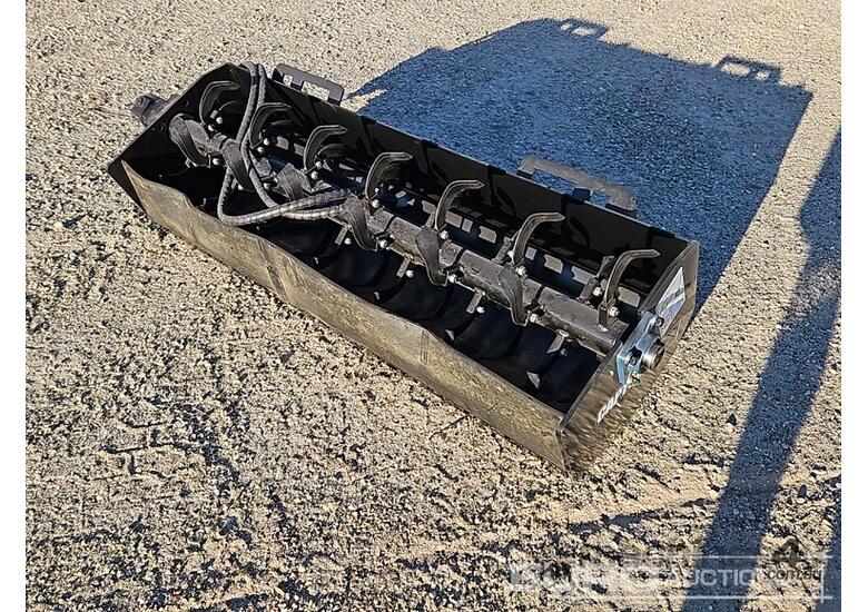 caption Unused Captok Rotary Tiller to suit Skidsteer Loader