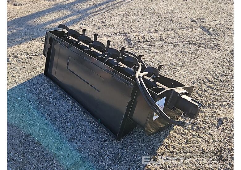 caption Unused Captok Rotary Tiller to suit Skidsteer Loader
