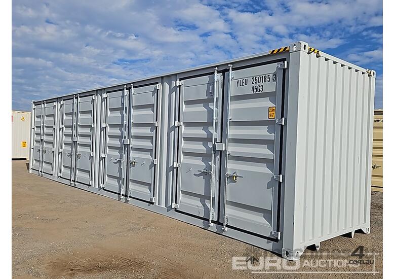Unused 40' High Cube Multi 4 Door Container 