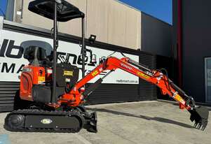Mini Excavator 1.0 T Rhinoceros XN10-8 with Side Joysticks MACHINE ONLY