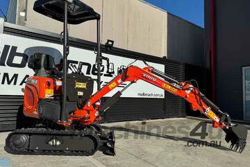 Mini Excavator 1.0 T Rhinoceros XN10-8 with Side Joysticks MACHINE ONLY