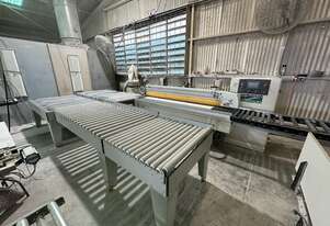 Southern Contours 4 head Edge sanding machine and Compakto Return Table Conveyor