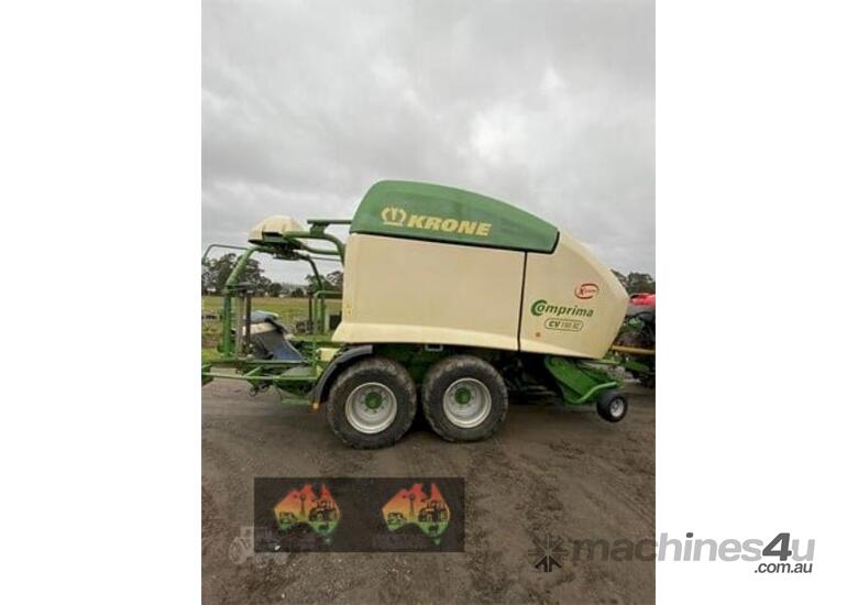 caption (8930) Krone Comprima CV150XC Baler ( NOTE NO BUYERS PREMIUM )