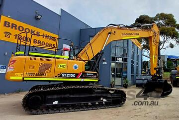 Sany SY215C Excavator Steel Tracked - 20 to 24 tonne for  