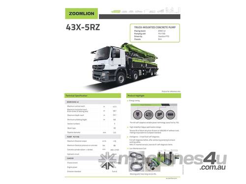 2025 Flowtech Zoomlion 43X-5RZ