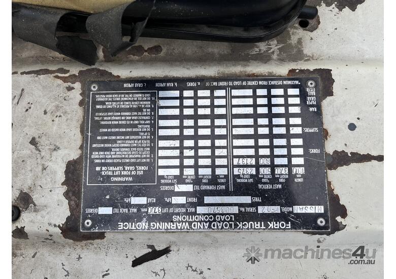 Nissan PF02 Forklift