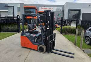 Toyota Forklift 1.8T 3 Wheel Electric - 2023 Battery (Unit#:U991)