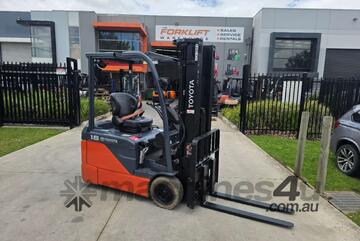 Toyota Forklift 1.8T 3 Wheel Electric - 2023 Battery (Unit#:U991)