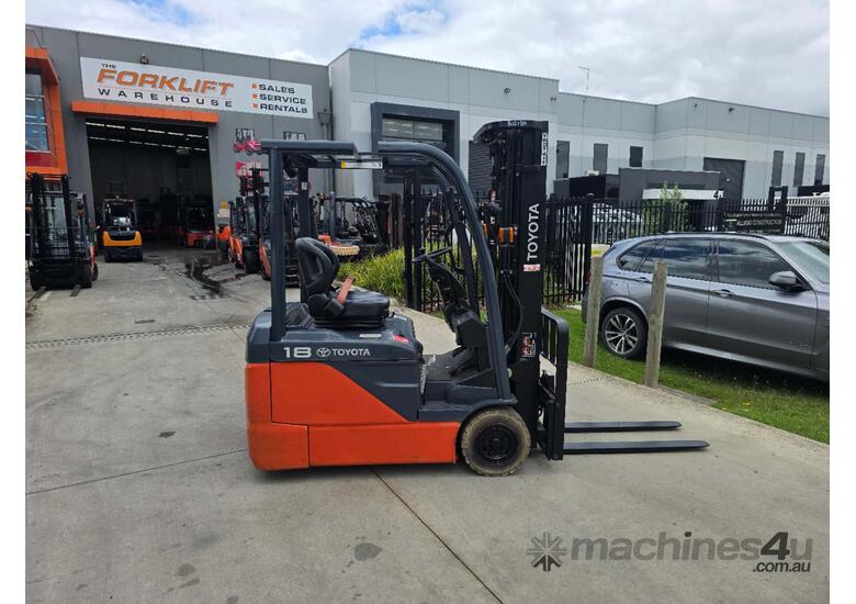 Toyota Forklift 1.8T 3 Wheel Electric - 2023 Battery (Unit#:U991)