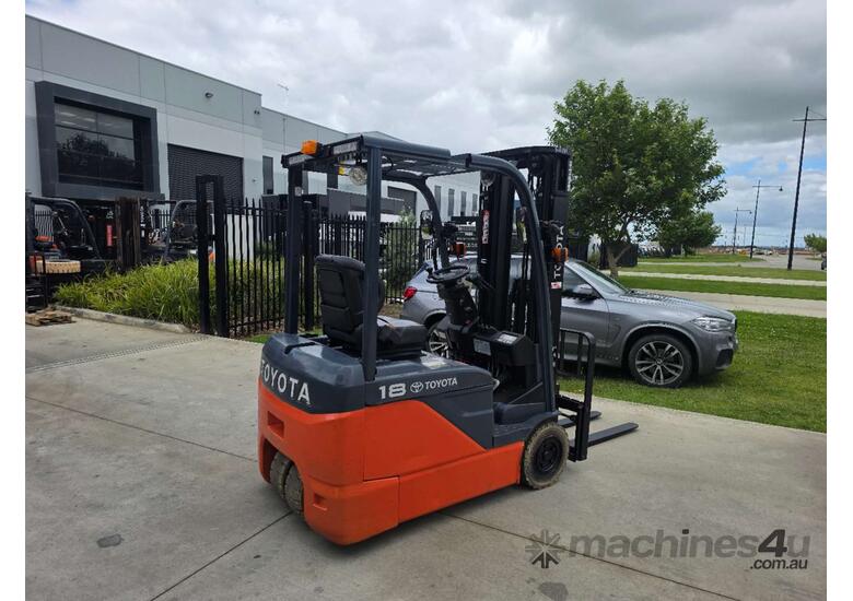 Toyota Forklift 1.8T 3 Wheel Electric - 2023 Battery (Unit#:U991)