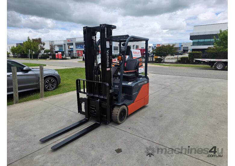 Toyota Forklift 1.8T 3 Wheel Electric - 2023 Battery (Unit#:U991)
