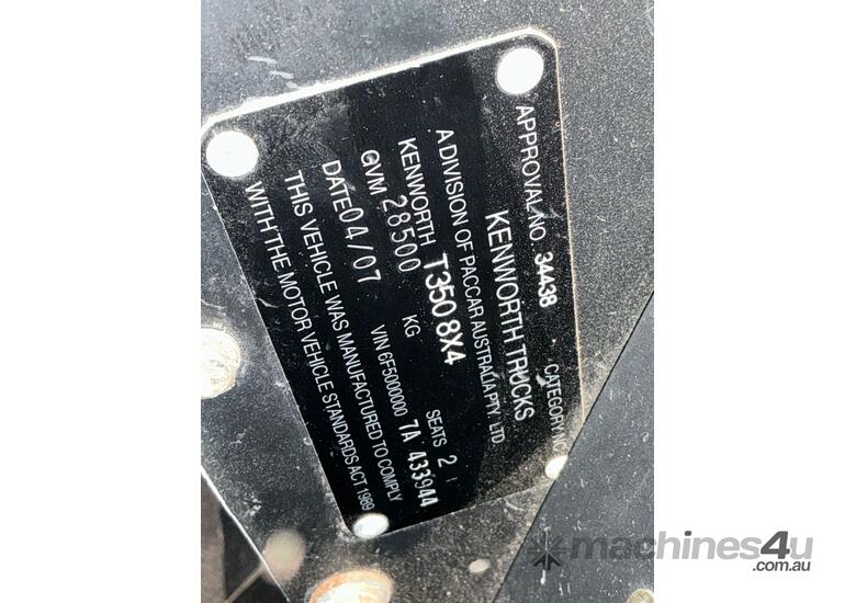 2007 Kenworth T350 Concrete Mixer