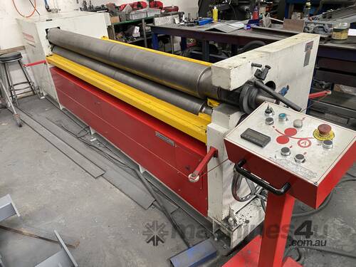 Motorised Plate Curving Rolls - 2500 x 6mm Mild Steel Capacity