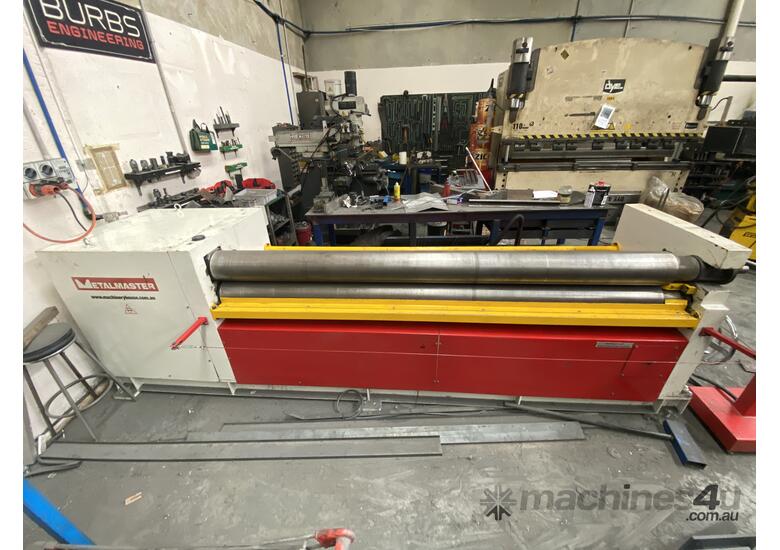 Motorised Plate Curving Rolls - 2500 x 6mm Mild Steel Capacity