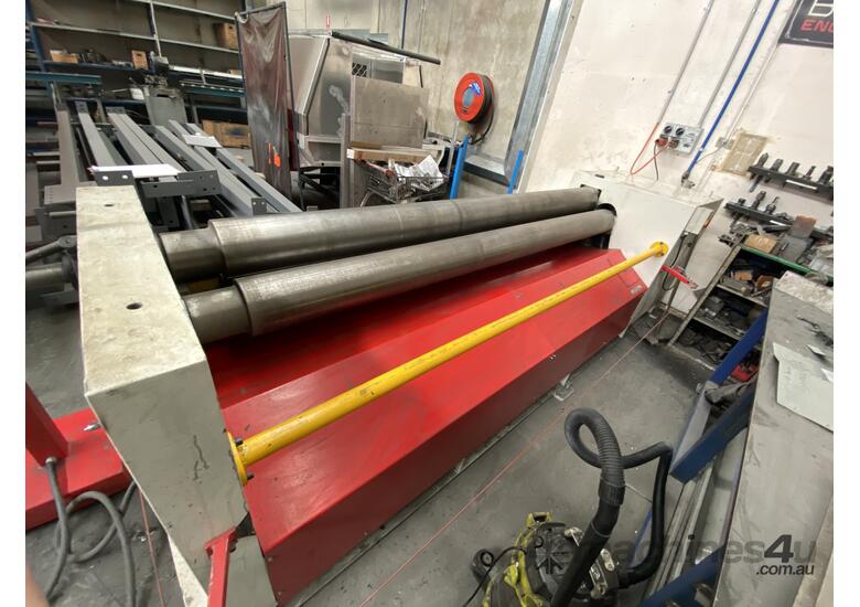 Motorised Plate Curving Rolls - 2500 x 6mm Mild Steel Capacity