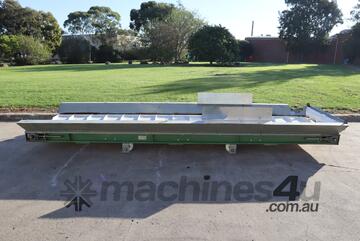 Heavy Duty Motorised Conveyor 5.6m Long Shredwell