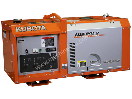 Kubota GL6000 Lowboy 6kVA Prime Workshop Ute Mount