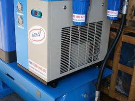 German Screw  - 15hp / 11kW Rotary Air Compressor with 450 Litre Tank, Dryer and Oil Removal Filters - picture0' - Click to enlarge