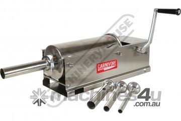 Sausage & Salami Filler / Stuffer 5 Litre - Stainless Steel SST-5L 2 Speed Gearbox Drive Plunger Inc