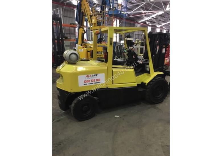 caption Used Hyster 5 tonne LPG forklift for sale
