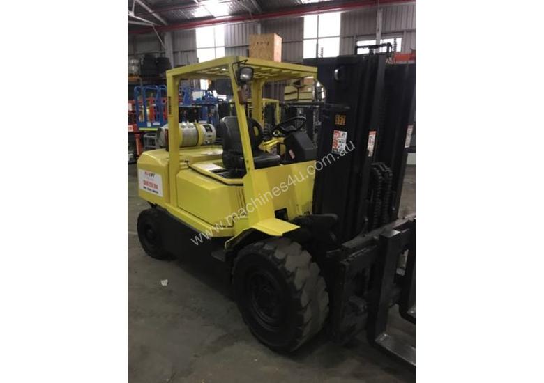 caption Used Hyster 5 tonne LPG forklift for sale